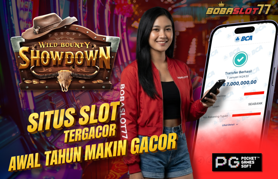 Selamat kepada user id : jsa*****dg Wede Rp 7.000.000 di Game WILD BOUNTY SHOWDOWN PG SOFT Cair Gk Sampe 1 Menit! Menang Mudah di Bobaslot77